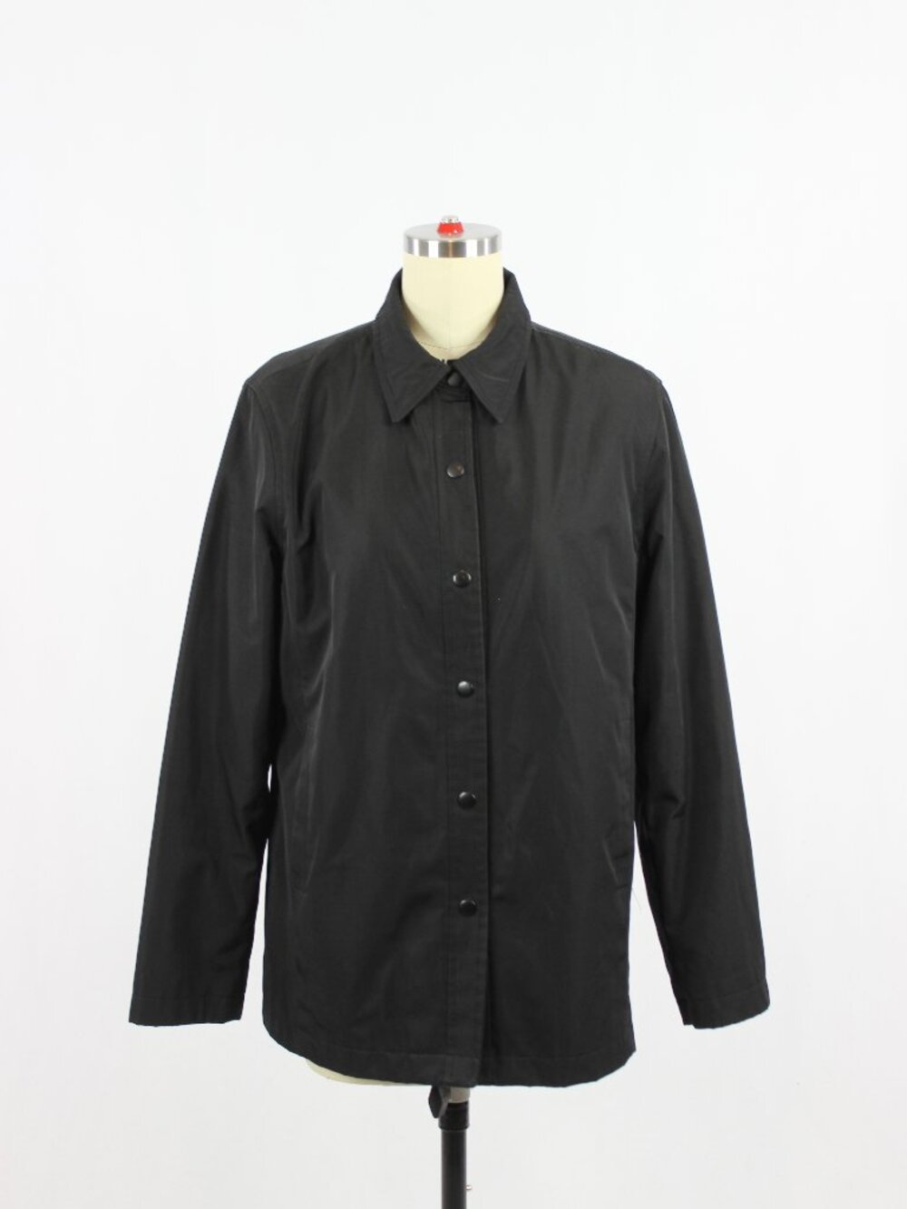 Vintage 00's GAP Black Polyester Slim Fit Coach Jacket, Size M